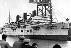 The Ship Monarch of Bermuda, now named Arkadia, on the River Tyne The Ship Monarch of Bermuda, now named Arkadia, on the River Tyne