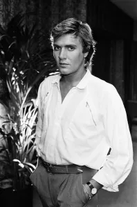 Simon Le Bon, lead singer of music group Duran Duran, 20th July 1983 Simon Le Bon, lead singer of music group Duran Duran, 20th July 1983