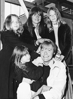 Images Dated 15th January 1979: Simon Ward actor with his family at London Airport - January 1979 dbase msi