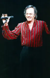 Singer Neil Diamond performs in concert at the Arena in Newcastle 14 May 1996 Singer Neil Diamond performs in concert at the Arena in Newcastle 14 May 1996