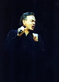 Images Dated 24th February 1999: Singer Neil Diamond performs in concert at the Telewest Arena in Newcastle 24 February