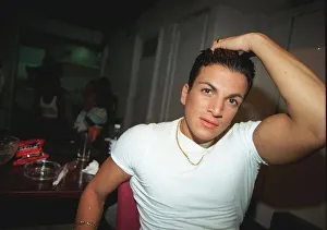 Singer Peter Andre during his tour of Greece October 1997 Singer Peter Andre during his tour of Greece October 1997