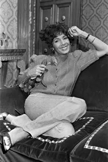 Images Dated 1st September 1982: Singer Shirley Bassey at The Dorchester Hotel in London. 1982