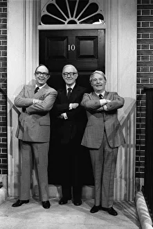 Sir Alec Guinness with Eric Morecambe and Ernie Wise appearing in the Morecambe Sir Alec Guinness with Eric Morecambe and Ernie Wise appearing in the Morecambe