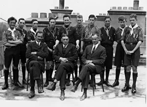 Sir Ernest Shackleton explorer 1921 selects scouts for his Antartic expedition Sir Ernest Shackleton explorer 1921 selects scouts for his Antartic expedition