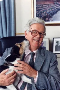 Sir Geoffrey Howe in his office - September 1994 Sir Geoffrey Howe in his office - September 1994