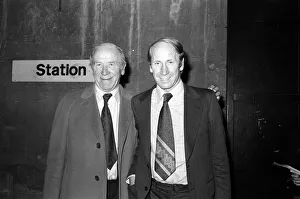 Sir Matt Busby with Bobby Charlton April 1973. Pictured Sir Matt Busby with Bobby Charlton April 1973. Pictured