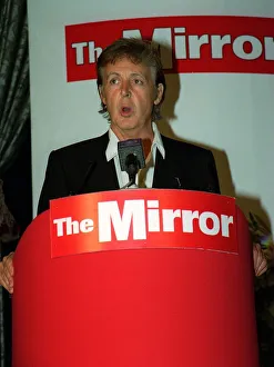 Sir Paul McCartney at Mirror Pride of Britain Awards 1999 at The Dorchester Hotel Sir Paul McCartney at Mirror Pride of Britain Awards 1999 at The Dorchester Hotel