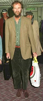 Sir Ranulph Fiennes arriving home from Chile after abandoning his expedition in Sir Ranulph Fiennes arriving home from Chile after abandoning his expedition in