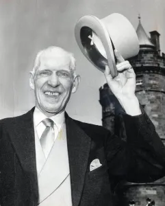 Sir Robert Kelly May 1969 on the grounds of holyrood house top hat Sir Robert Kelly May 1969 on the grounds of holyrood house top hat