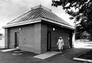The Sky Blue Way toilets in Gosford Green. 5th July 1988 The Sky Blue Way toilets in Gosford Green. 5th July 1988