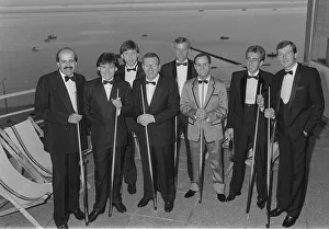 Snooker 1986 The magnificent seven with Barry Hearns at Southend Willie Thorn Jimmy White Snooker 1986 The magnificent seven with Barry Hearns at Southend Willie Thorn Jimmy White