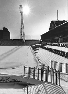 A snow covered St James Park in February 1978. Apart from the addition of A snow covered St James Park in February 1978. Apart from the addition of