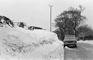 Images Dated 20th November 1971: Snow scenes in the Hutton Rudby area. 1971