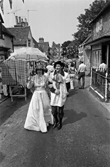 Images Dated 1st June 1976: Sonning Festival. Sonning High Street, Berkshire. June 1976