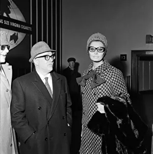 Sophia Loren arrives at London Airport from Italy to attend the Gala World Premier of Sophia Loren arrives at London Airport from Italy to attend the Gala World Premier of