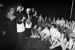 Southlands School children, dress rehearsal. Middlesbrough. 1977 Southlands School children, dress rehearsal. Middlesbrough. 1977