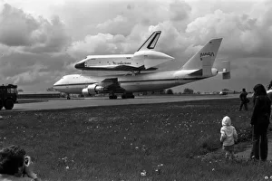 Space Shuttle Enterprise at RAF Fairford Gloucester in 1983 Space Shuttle Enterprise at RAF Fairford Gloucester in 1983