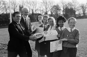 Five sporty schoolgirls have kicked off shining careers in a traditionally all-male Five sporty schoolgirls have kicked off shining careers in a traditionally all-male