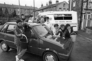 Squeaky clean... Newsome Youth Club members washed and waxed cars to raise cash for Squeaky clean... Newsome Youth Club members washed and waxed cars to raise cash for