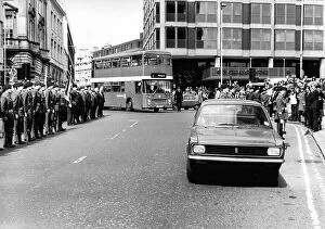 Images Dated 22nd April 1979: The St Georges Day parade, in which the soldiers of the 6th Battalion Royal