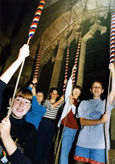 St Nicholas Church, Guisborough, the majority of bell ringers are in their teens St Nicholas Church, Guisborough, the majority of bell ringers are in their teens