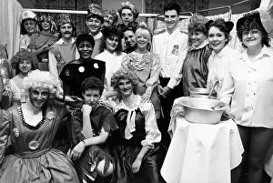 Staff from North Riding Infirmary, Middlesbrough, entertained family Staff from North Riding Infirmary, Middlesbrough, entertained family