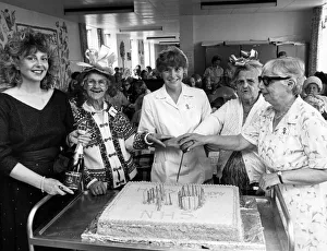 Staff at North Tees General Hospital celebrating the 40th Anniversary of the NHS Staff at North Tees General Hospital celebrating the 40th Anniversary of the NHS