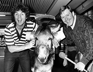Stan Boardman and Radio Merseyside DJ Billy Butler with Hickory the donkey Stan Boardman and Radio Merseyside DJ Billy Butler with Hickory the donkey