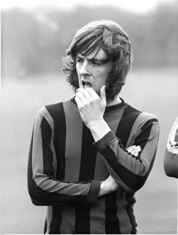 Stan Bowles, footballer at Queens Park Rangers FC February 1975 Stan Bowles, footballer at Queens Park Rangers FC February 1975