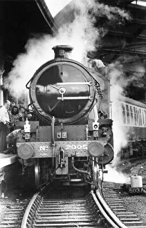 Images Dated 13th June 1987: Steam locomotive No. 2005 at Newcastle Central Station on 13th June 1987