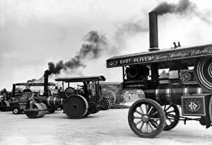 Steam and smoke fill the air at the Whitley Bay Steam Engine Rally on 14th August 1982 Steam and smoke fill the air at the Whitley Bay Steam Engine Rally on 14th August 1982