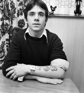 Stephen Purdue, refused by the Merchant Navy because of his tattoos. 24th February 1979 Stephen Purdue, refused by the Merchant Navy because of his tattoos. 24th February 1979