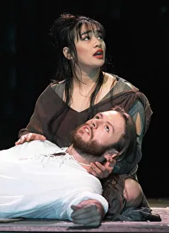 Steve Balsamo Actor as Jesus and Joanna Ampil as mary Magdalene in Jesus Christ Superstar Steve Balsamo Actor as Jesus and Joanna Ampil as mary Magdalene in Jesus Christ Superstar