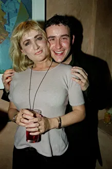 Steve Coogan Comedian/Actor September 1998 Standing behind actress/comedian Steve Coogan Comedian/Actor September 1998 Standing behind actress/comedian