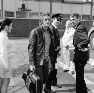 Steve McQueen, pictured at London Heathrow Airport, heading to Paris, France Steve McQueen, pictured at London Heathrow Airport, heading to Paris, France