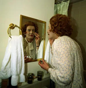 Steve Nallon dressed as Margaret Thatcher May 1988 Steve Nallon dressed as Margaret Thatcher May 1988
