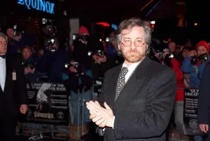 Steven Spielberg Film Director - February 1994 At the film premiere of ' Steven Spielberg Film Director - February 1994 At the film premiere of '