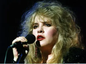 Stevie Nicks Pop Singer with Fleetwood Mac in concert at the Expo at Ghent in Belgium Stevie Nicks Pop Singer with Fleetwood Mac in concert at the Expo at Ghent in Belgium