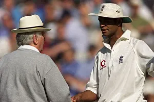 Stewards stop cricket fan's protest at Lords July 1999 during the second day Stewards stop cricket fan's protest at Lords July 1999 during the second day