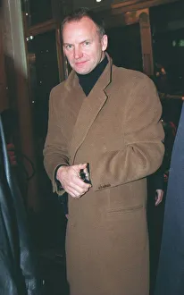 Sting arrives at Noel Coward AIDS Gala Dinner January 1998 at the Park Lane Hotel Sting arrives at Noel Coward AIDS Gala Dinner January 1998 at the Park Lane Hotel