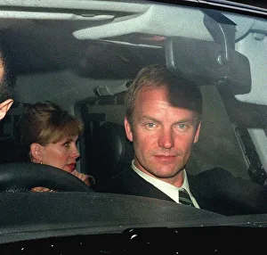 Sting pop superstar (real name Gordon Sumner) arriving at Southwark Crown Court where Sting pop superstar (real name Gordon Sumner) arriving at Southwark Crown Court where