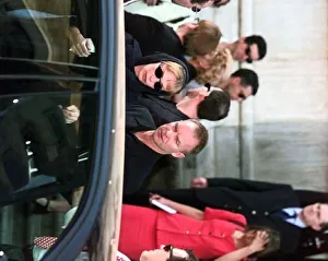 Sting and wife Trudie leave Gianni Versace memorial 22 july which was held near Sting and wife Trudie leave Gianni Versace memorial 22 july which was held near