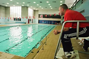 Stockton Baths, Stockton, 30th September 1998. Lifeguard Stockton Baths, Stockton, 30th September 1998. Lifeguard