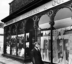 Stockton Preston Hall Museum. 29th June 1972. Pictured, one side of the period street