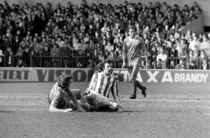 Stoke City 0 v. Birmingham City 0. Division One Football. March 1981 MF02-10-012 Stoke City 0 v. Birmingham City 0. Division One Football. March 1981 MF02-10-012