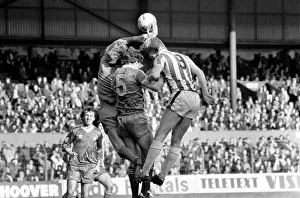 Stoke City 0 v. Birmingham City 0. Division One Football. March 1981 MF02-10-019 Stoke City 0 v. Birmingham City 0. Division One Football. March 1981 MF02-10-019