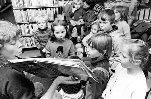 A story telling session at Walkerville Library for children in October 1981 A story telling session at Walkerville Library for children in October 1981