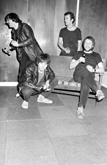 Images Dated 31st May 1978: The Stranglers seen here receiving their Daily Mirror Pop Club awards