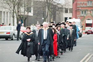 Students of Teesside University march through the streets during the 12 Students of Teesside University march through the streets during the 12